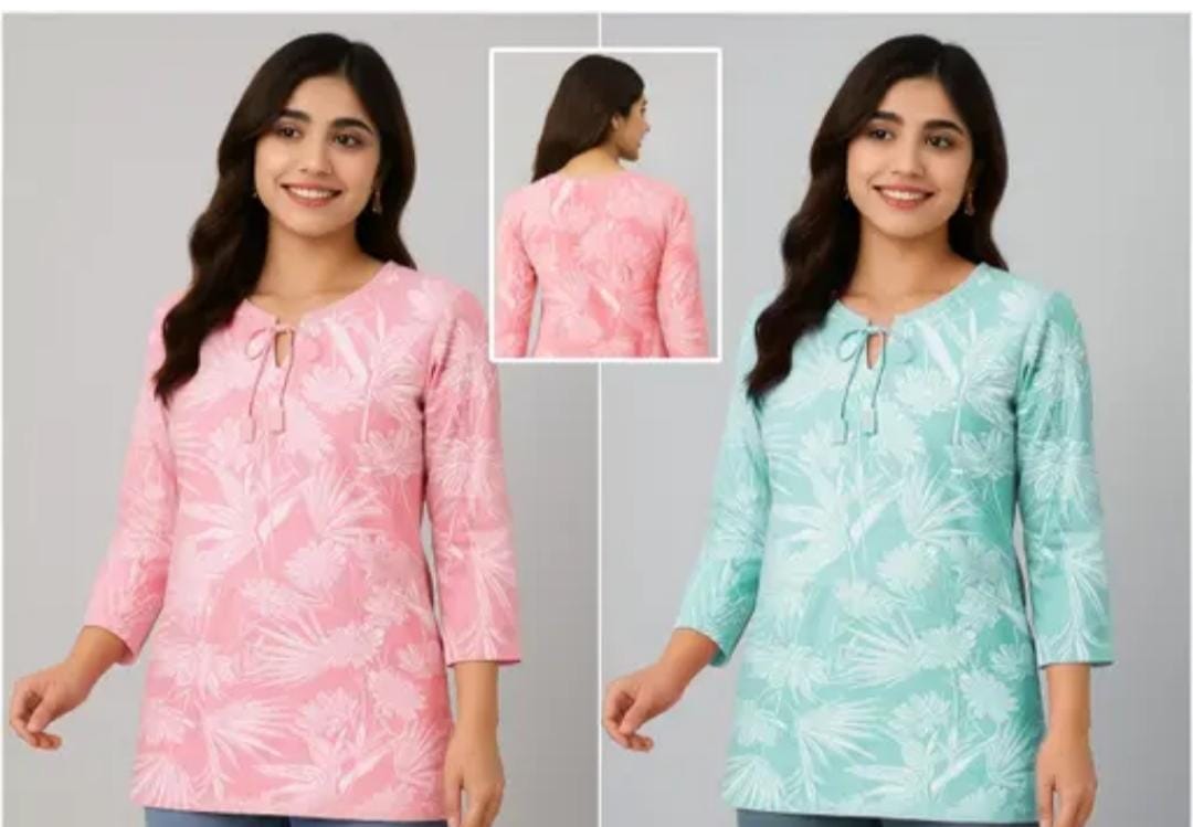 Floral Cotton Kurti