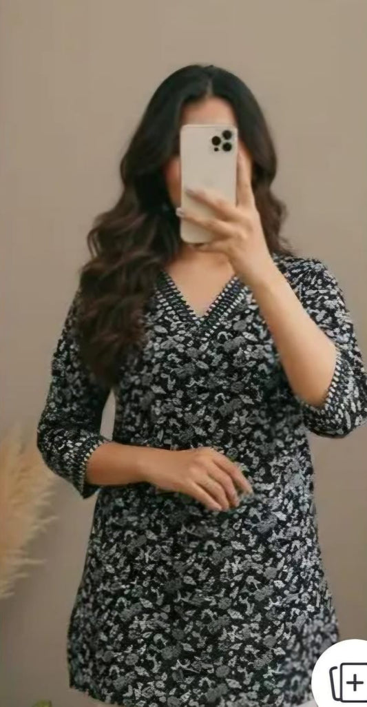 Printed Cotton Kurti